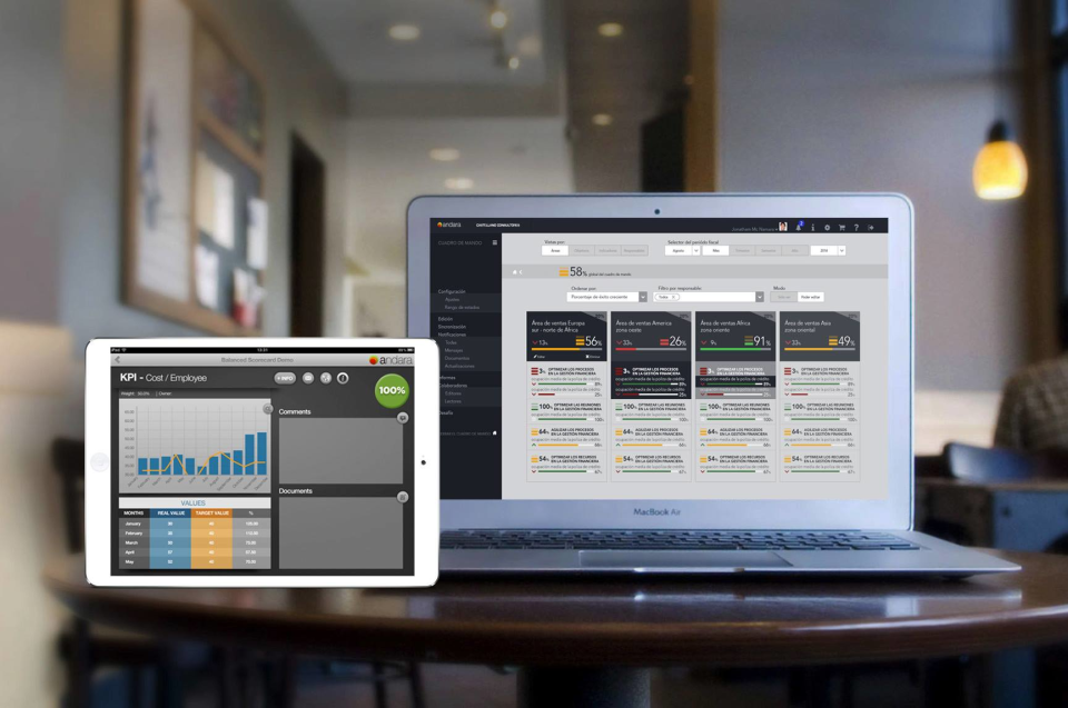 screenshot of Andara BI